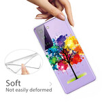 Samsung Galaxy S21 FE fodral med vattenfärg för träd