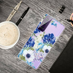 Samsung Galaxy S21 FE fodral för akvarellblommor