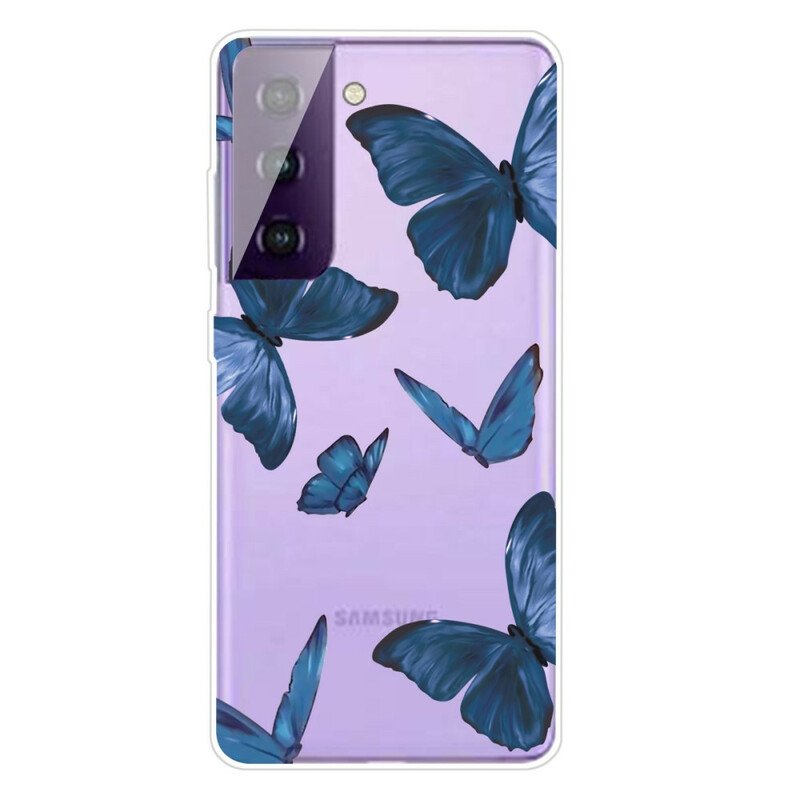 Samsung Galaxy S21 FE fodral Wild Butterflies