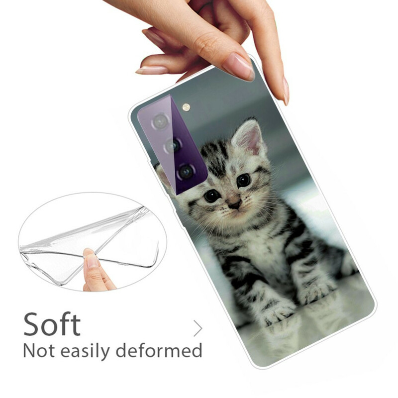 Överdrag Samsung Galaxy S21 FE Kitten Kitten Kitten