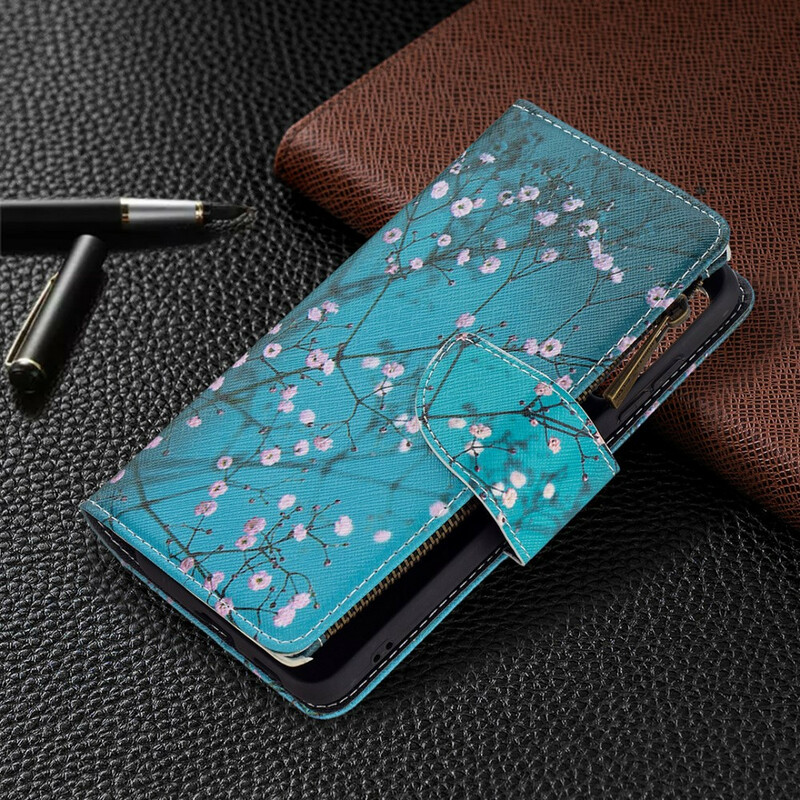 Samsung Galaxy S21 FE fodral med dragkedjeficka Tree Samsung Galaxy S21 FE fodral med dragkedjeficka Tree