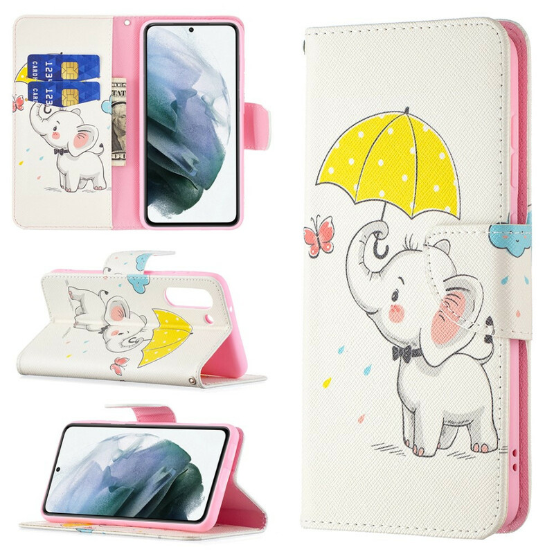 Samsung Galaxy S21 FE fodral för babyelefant