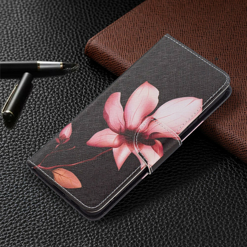 Samsung Galaxy S21 FE fodral rosa blomma