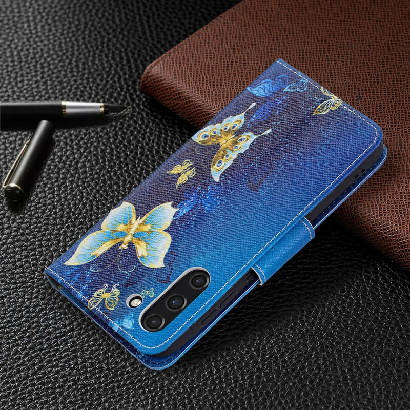 Samsung Galaxy S21 FE fodral Fjärilar