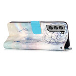 Samsung Galaxy S21 FE fodral för vattenfärg Dreamcatcher