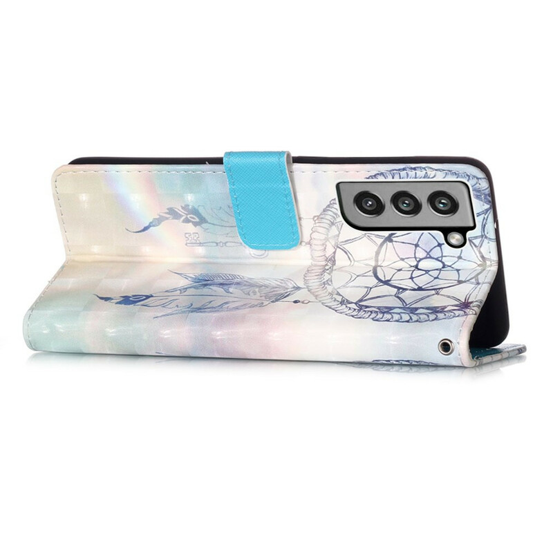 Samsung Galaxy S21 FE fodral för vattenfärg Dreamcatcher