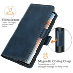 Fodral Oppo Find X3 Neo Double Flap Classic Fodral Oppo Find X3 Neo Double Flap Classic