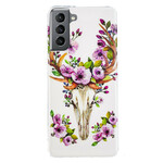 Samsung Galaxy S21 FE fodral Floral Elk Fluorescent