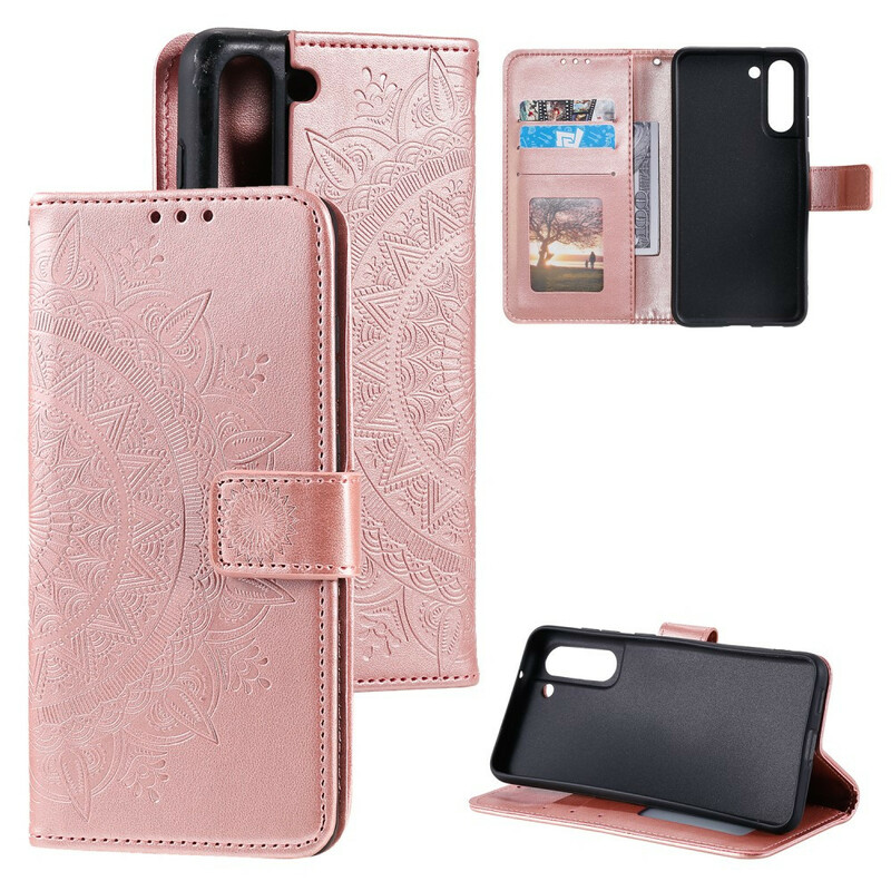 Samsung Galaxy S21 FE Mandala Sun Case