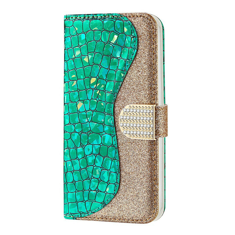 Samsung Galaxy S21 FE Croco Diamond fodral