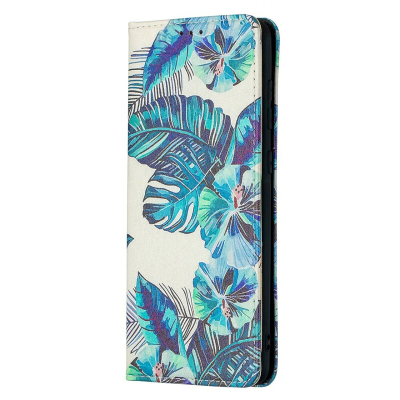 Flip Cover Samsung Galaxy A21s Leaves