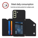 Samsung Galaxy S21 FE Multi-Card SkalHands-Free och nyckelbandshållare