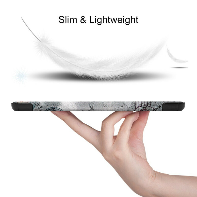 Smart SkalSamsung Galaxy Tab S7 FE Eiffeltornet Stylus Case