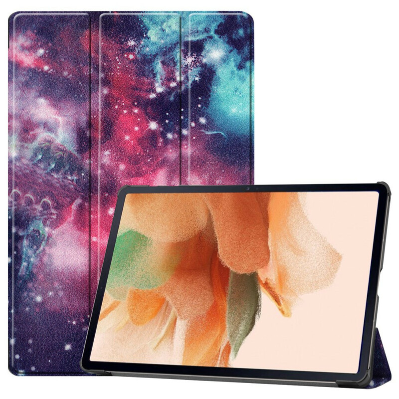 Smart SkalSamsung Galaxy Tab S7 FE Space Style Hållare