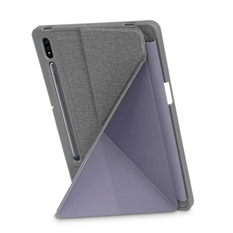 Smart SkalSamsung Galaxy Tab S7 FE / T736 Origami Fabric Texture