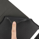 Samsung Galaxy Tab S7 FE väska i texturerat läder