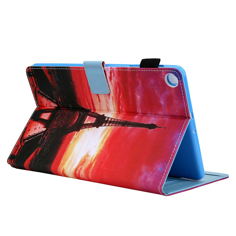 Samsung Galaxy Tab A7 Lite Sunset Eiffeltornet Case