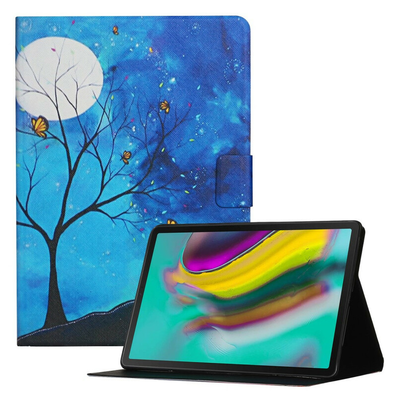 Fodral Samsung Galaxy Tab A7 Lite Moon and Sun Tree