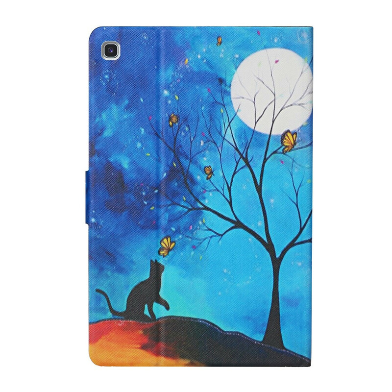 Fodral Samsung Galaxy Tab A7 Lite Moon and Sun Tree