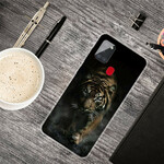 Samsung Galaxy A21s Flexibelt Tiger-fodral