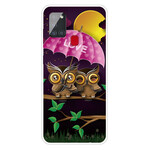 Samsung Galaxy A21s Flexibelt fodral Love Owls