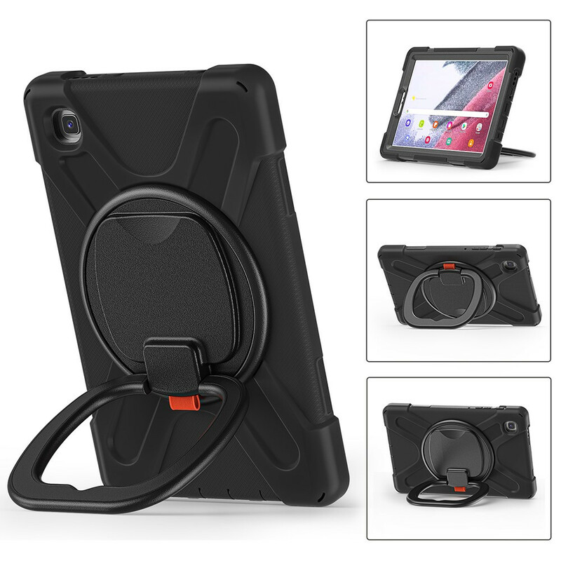 Samsung Galaxy Tab A7 Lite Ultra Durable SkalRotating Ring Stand