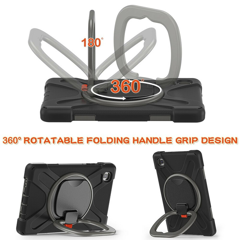 Samsung Galaxy Tab A7 Lite Ultra Durable SkalRotating Ring Stand