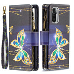 Xiaomi Redmi Note 10 / Note 10s Zipped Pocket Butterflies