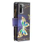 Xiaomi Redmi Note 10 / Note 10s Zipped Pocket Butterflies