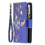 Xiaomi Redmi Note 10 / Note 10s Zipped Pocket Butterflies