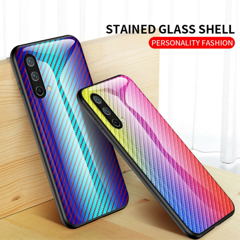 OnePlus NordCE 5G Carbon Fiber Tempered Glass Case