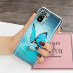 Xiaomi Redmi Note 10 / Note 10s Butterfly SkalBlue Fluorescent