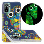 Xiaomi Redmi Note 10 / Note 10s Owl Fluorescent Case