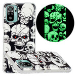 Xiaomi Redmi Note 10 / Note 10s Fluorescent Skull Case