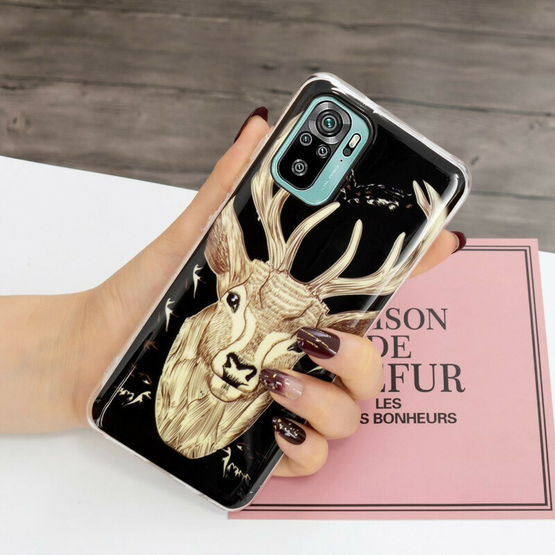 Xiaomi Redmi Note 10 / Note 10s fodral Fluorescent Stag