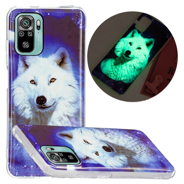 Xiaomi Redmi Note 10 / Note 10 Series Wolf Fluorescent Case