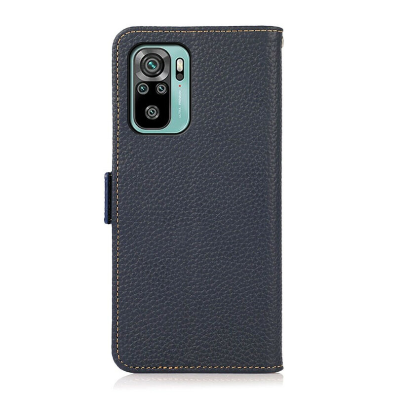 Xiaomi Redmi Note 10 / Note 10s läderfodral Litchi KHAZNEH RFID