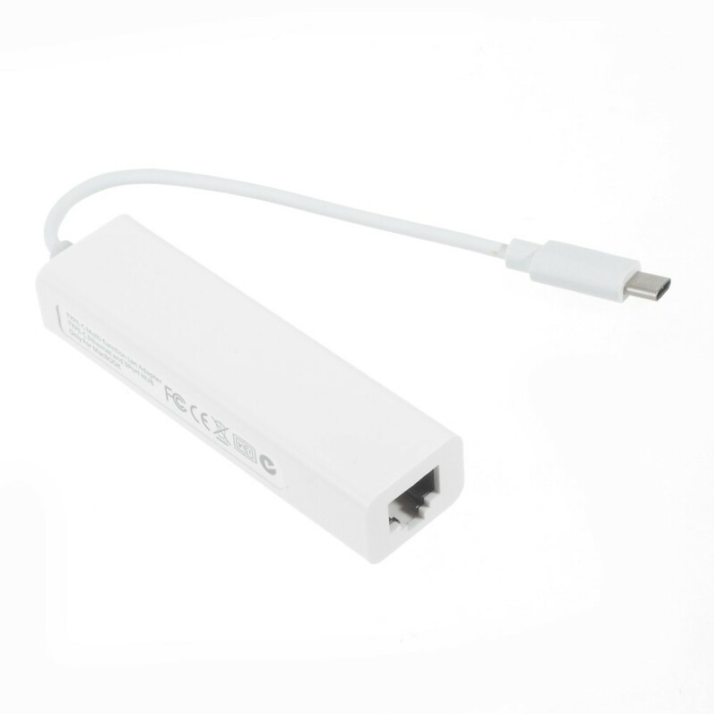USB C till Ethernet och USB-adapter