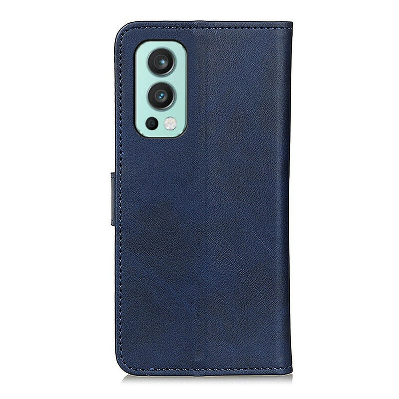 OnePlus Nord 2 5G Matt Läder Effekt Retro Case