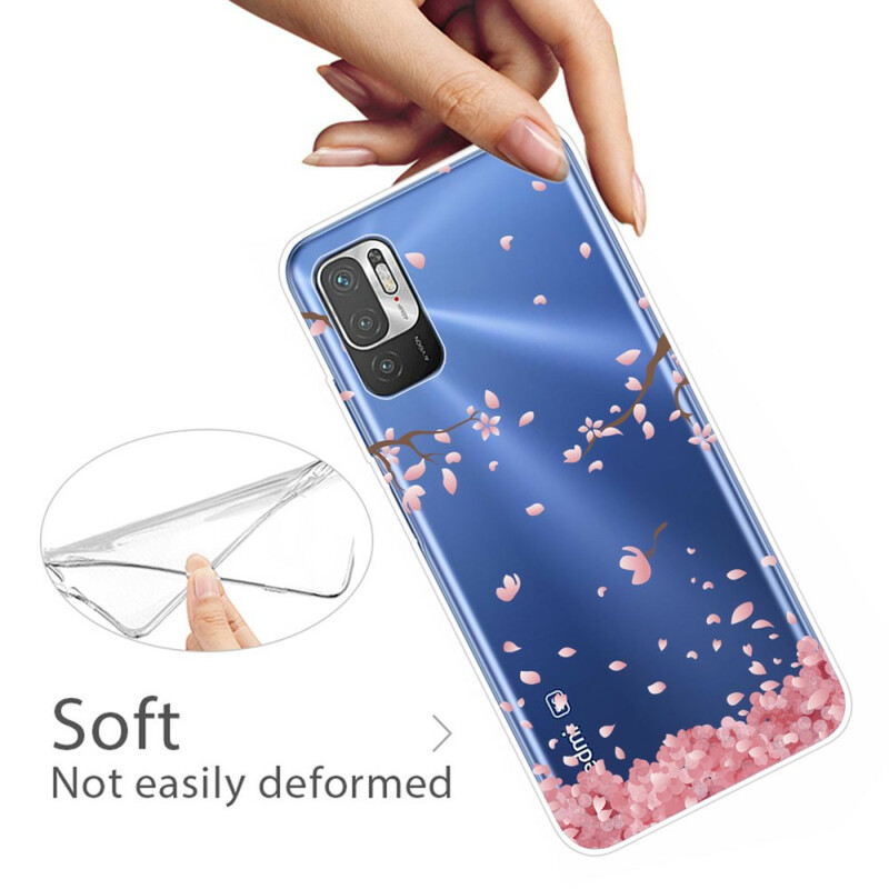 Xiaomi Redmi Note 10 5G / Poco M3 Pro 5G fodral med blommiga grenar