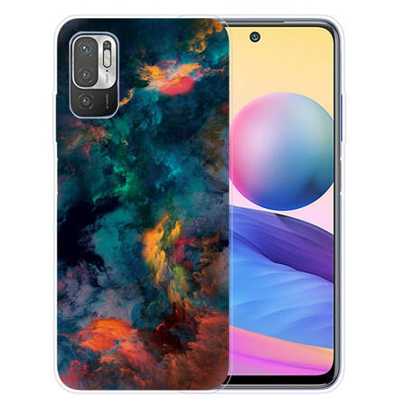 Xiaomi Redmi Note 10 5G / Poco M3 Pro 5G-fodral Färgade moln
