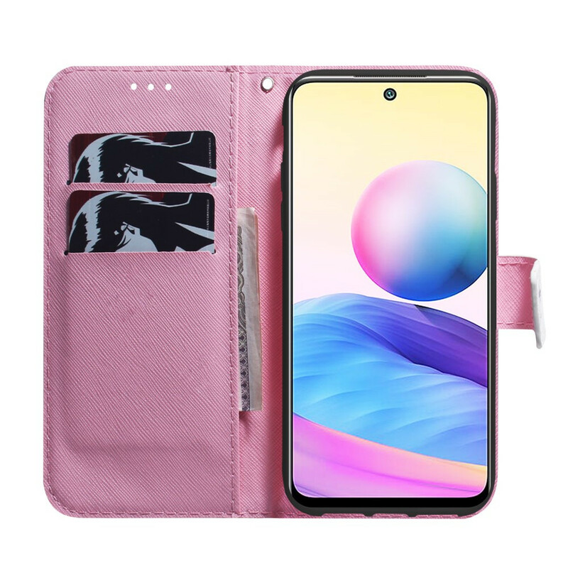 Fodral Xiaomi Redmi Note 10 5G / Poco M3 Pro 5G Old Pink Flower