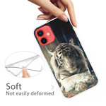 iPhone 13 Mini Flexible Tiger Case