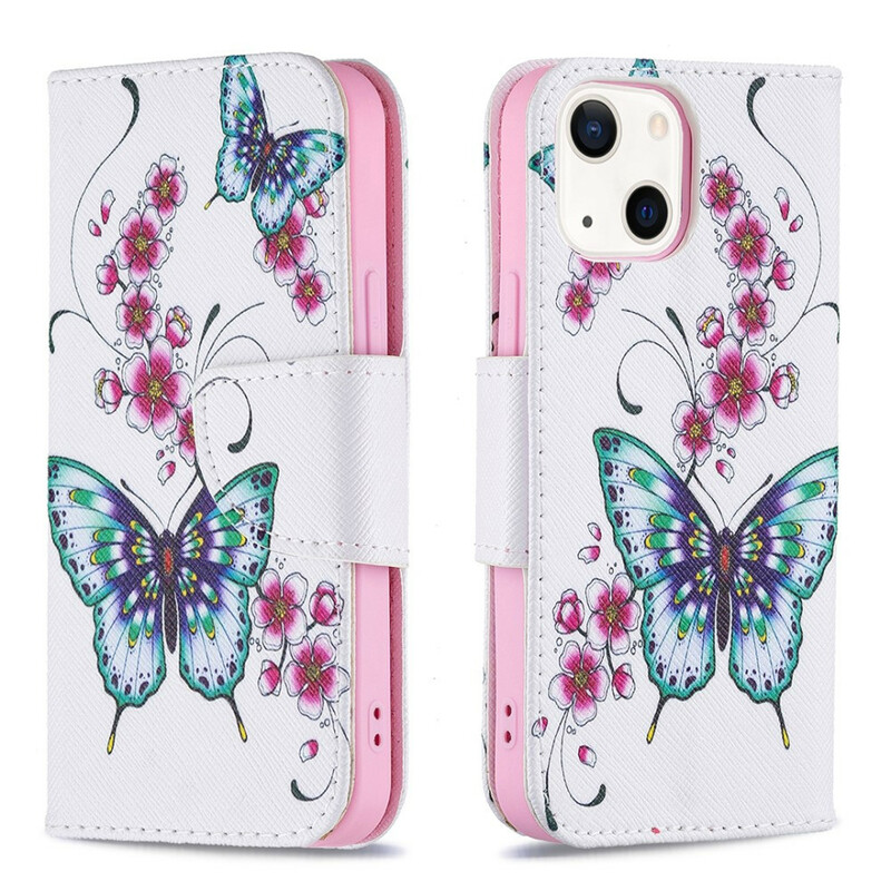 Fodral för iPhone 13 Mini Butterflies