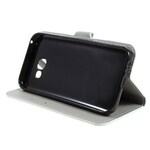 Samsung Galaxy A3 2017 fodral Fjärilar och blommor