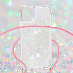 iPhone 13 Mini Glitter Skalmed nyckelband