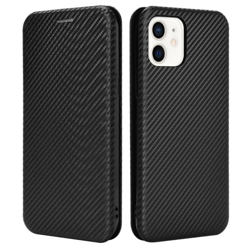 Flip Cover iPhone 13 Mini Carbon Fiber