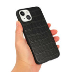 iPhone 13 Mini Äkta läderfodral Crocodile Texture