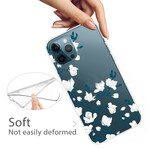 iPhone 13 Pro Max-fodral vita blommor