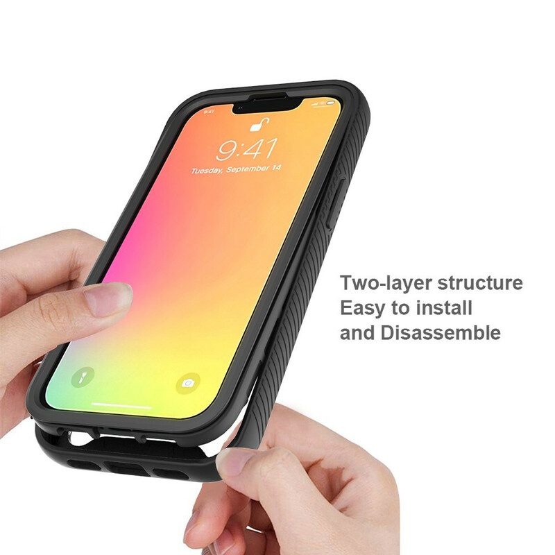 iPhone 13 Mini SkalHybrid Design Silikon kanter